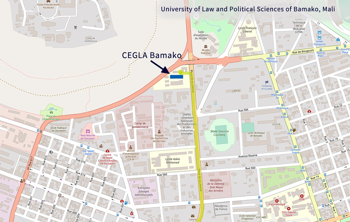CEGLA-Bamako-location