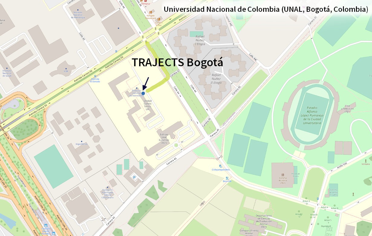 TRAJECTS Bogotá directions